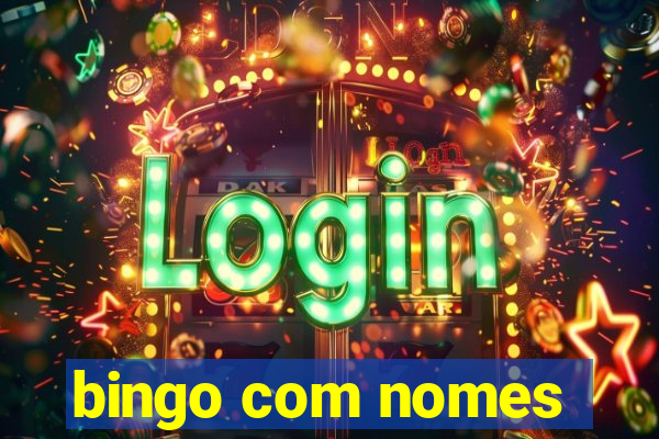 bingo com nomes